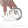 Tapa de corcho de Flint con botellas de cristal planas